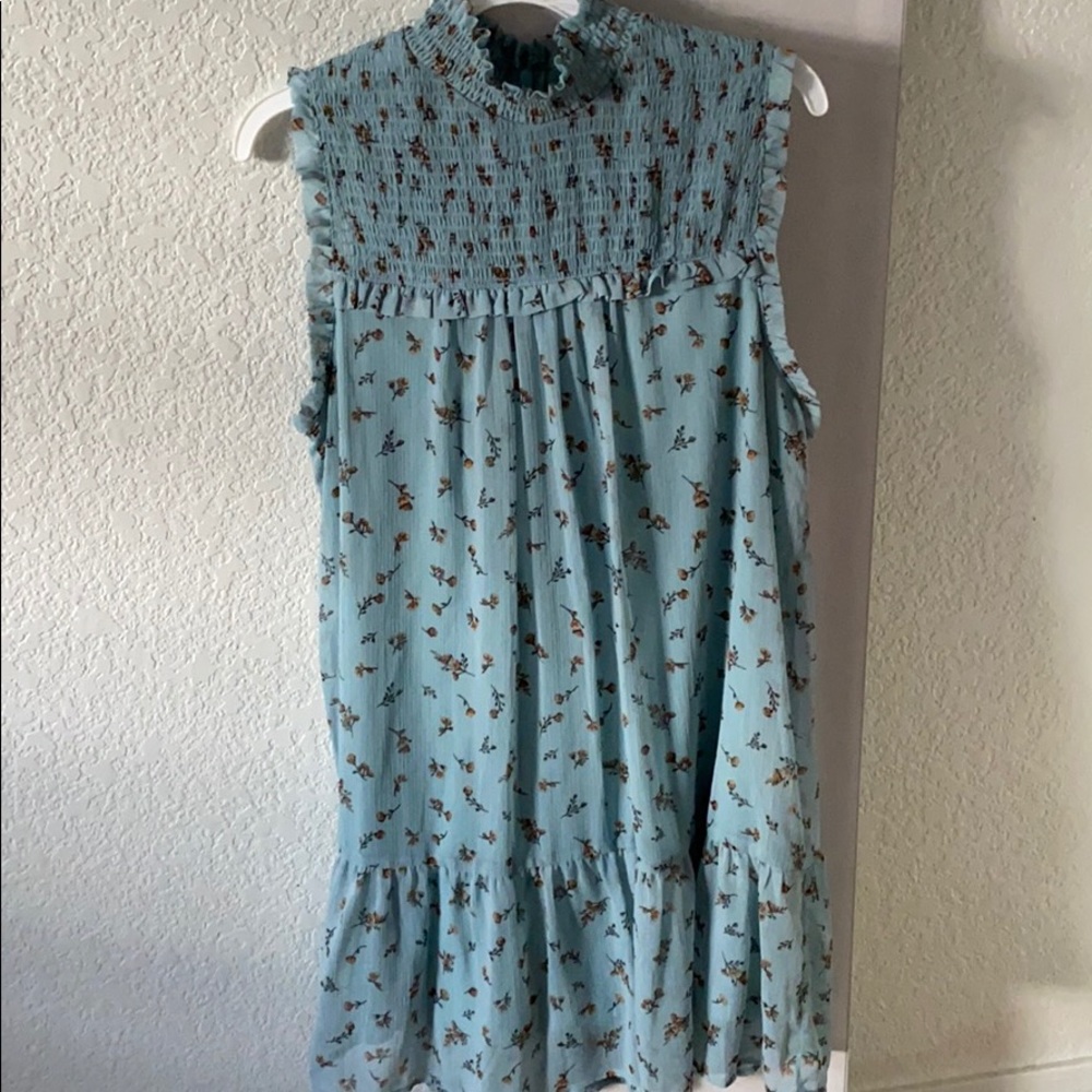 Wild Fable Blue Floral Dress